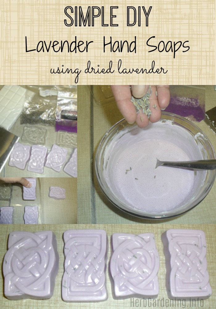 Tutorial for Simple DIY Lavender Hand Soaps Using Dried Lavender | Herb Gardening Info
