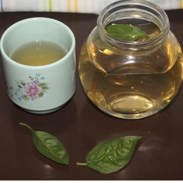 Simple Stress Busting Basil Tea Recipe.