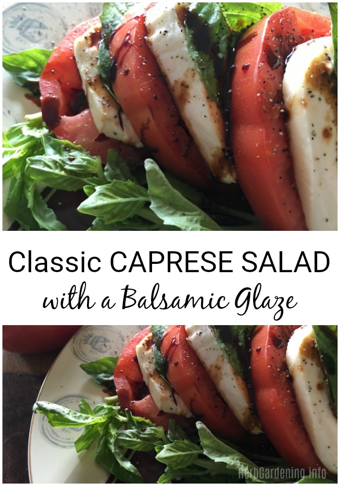 This Classic Caprese Salad with a Balsamic Glaze is the perfect recipe for your summer get-togethers, It's a great way to use some of the fresh tomatoes and basil from your garden.