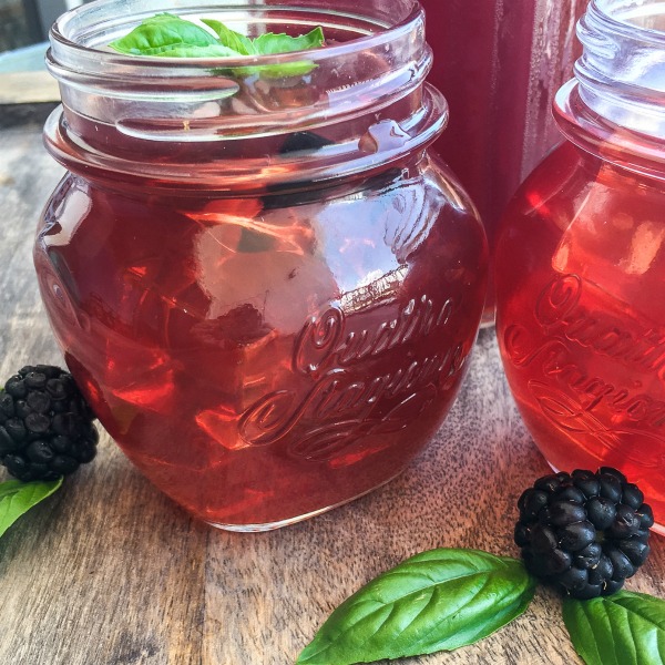 This Instant Pot Blackberry Basil Iced Tea Recipe is the perfect way to cool down on a hot summer day.
